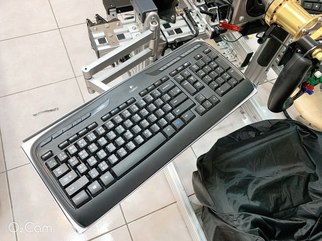 Keyboard Tray for Sim Racing Rig